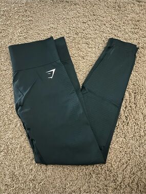 Gymshark High-Waist Dark Green Leggings